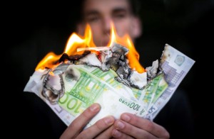 Geld-verbrennen